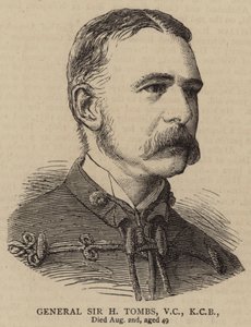 Generał Sir H Tombs, VC, KCB (grawerunek) autorstwa English School