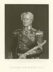 Generał Sir Robert Sale autorstwa English School