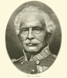 Generał von Hartmann, październik 1870 autorstwa English School