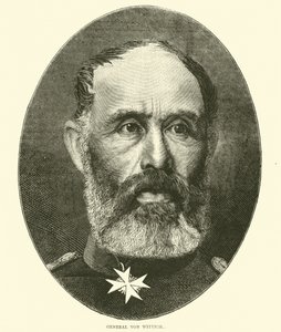 Generał von Wittich, październik 1870 autorstwa English School