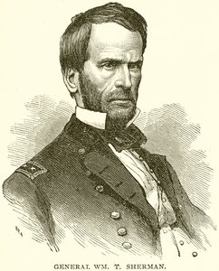 Generał WM. T. Shermana autorstwa English School