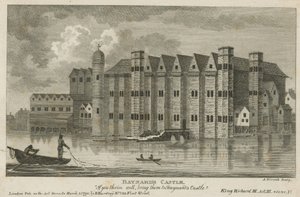 Ogólny widok zamku Baynards autorstwa English School