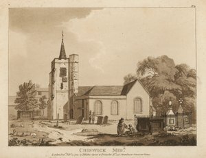 Ogólny widok Chiswick autorstwa English School