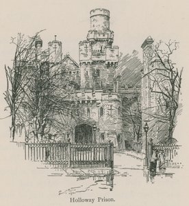 Ogólny widok więzienia Holloway autorstwa English School