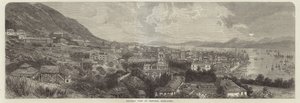 Ogólny widok Victorii w Hongkongu autorstwa English School
