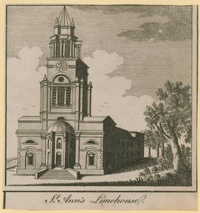 Widok ogólny kościoła św. Anny autorstwa English School
