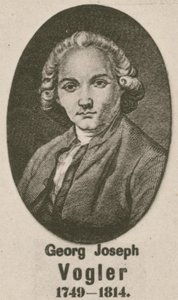Georg Joseph Vogler (grafika) autorstwa English School