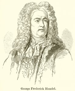 George Frederick Handel autorstwa English School
