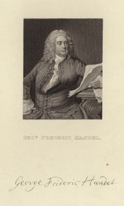 George Frederick Handel autorstwa English School