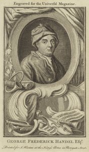 George Frederick Handel Esquire autorstwa English School