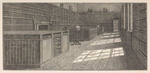 Biblioteka Jerzego III, The Great (lub West) Library, Buckingham House, od Fredericka Augusta Barnarda, Bibliothecae regiae catalogus, tom I autorstwa English School