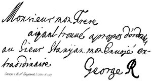 Jerzy I K z Anglii, b 1660, d 1727 autorstwa English School