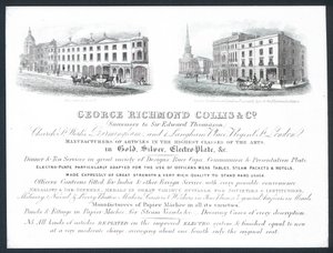 George Richmond Collis & Co, karta handlowa autorstwa English School