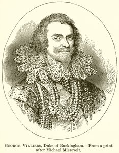 George Villiers, książę Buckingham autorstwa English School