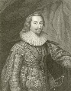 George Villiers, książę Buckingham autorstwa English School