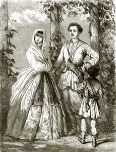 Stroje gruzińskie autorstwa English School