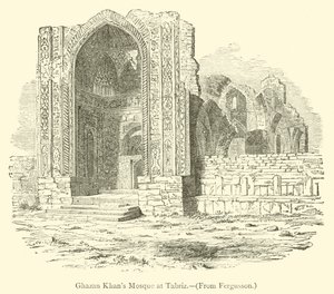 Meczet Ghazana Chana w Tabrizie (rycina) autorstwa English School