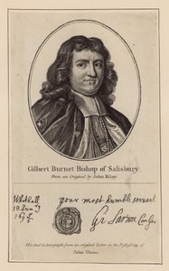 Gilbert Burnet, biskup Salisbury autorstwa English School