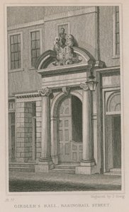 Girdlers Hall, Basinghall Street, Londyn autorstwa English School