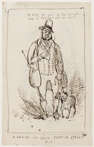 Idź ze mną, ponieważ znalazłem dla niej nutę dziesięciopunktową! Leary un z Tufton Street Pit, c.1825 autorstwa English School