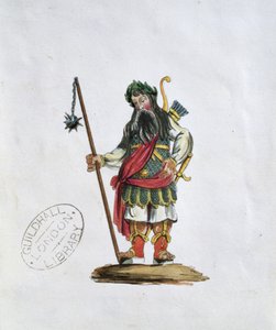 Gog, ilustracja jednego z posągów Guildhall legendarnych gigantów (patrz także 106546) autorstwa English School