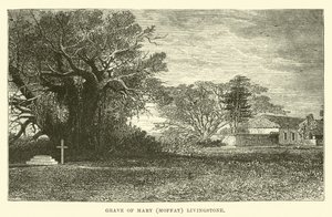 Grób Maryi (Moffat) Livingstone autorstwa English School