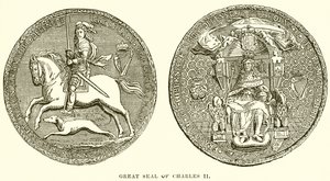 Wielka Pieczęć Karola II autorstwa English School