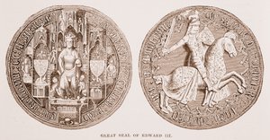 Wielka Pieczęć Edwarda III autorstwa English School