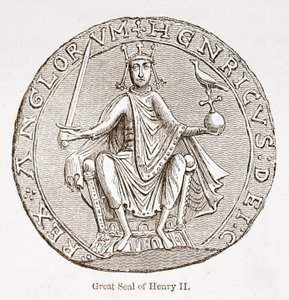 Wielka Pieczęć Henryka II autorstwa English School