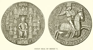 Wielka Pieczęć Henryka V autorstwa English School