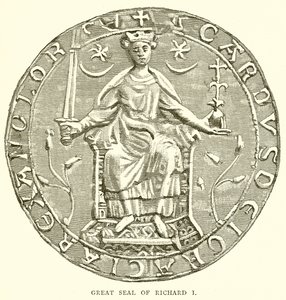 Wielka Pieczęć Ryszarda I autorstwa English School