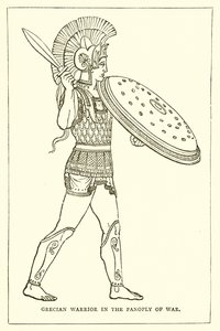 Grecki wojownik w Panoplia of War autorstwa English School