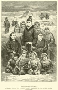 Grupa Grenlandczyków autorstwa English School