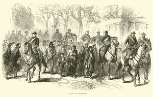 Grupa więźniów, kwiecień 1871 autorstwa English School