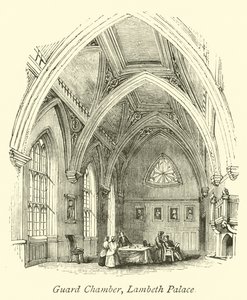 Komnata Straży, Pałac Lambeth autorstwa English School