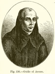 Guido z Arezzo autorstwa English School