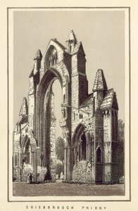 Guisborough Priory (litografia) autorstwa English School