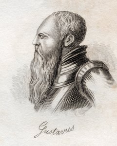 Gustav I, ze Słownika historycznego krabów, opublikowany w 1825 r. autorstwa English School