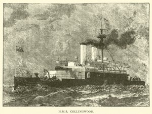 HMS Collingwood (grawerowanie) autorstwa English School