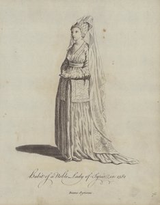 Nawyk Szlachetnej Damy Syrii w 1581 r. autorstwa English School
