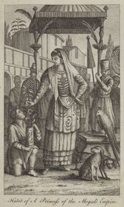 Nawyk księżniczki Imperium Mogołów autorstwa English School