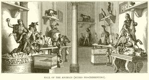 Sala Zwierząt (Museo Pio-Clementino) autorstwa English School