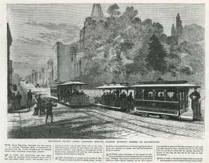Hallidies Parent Cable Tramway System działał bez koni i lokomotyw autorstwa English School