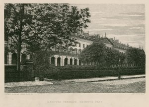 Hanover Terrace, Regents Park, Londyn autorstwa English School