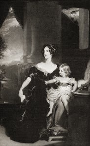 Harriet księżna Sutherland (1806-68) autorstwa English School