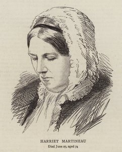 Harriet Martineau (Grawerowanie) autorstwa English School