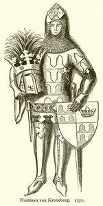 Hartmanna von Kronenberga. 1372 autorstwa English School