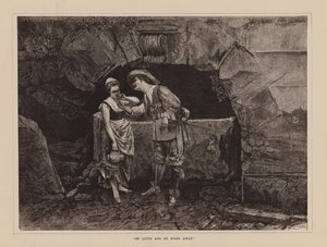 "On kocha i odjeżdża" (grawerunek) autorstwa English School