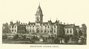 Headingley College, Leeds (grawerunek) autorstwa English School