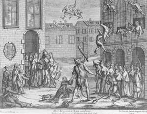 Cześć! Degeror O! Jestem zgubiony! Około 1724 autorstwa English School
